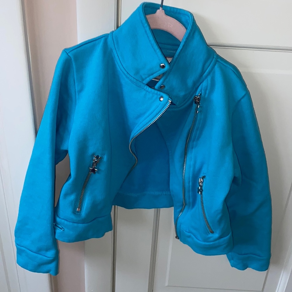 EUC Authentic American Girl Kids Moto Jacket
